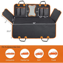 Universal Waterproof pet car seat cover，dog car seat cover for back seat with Mesh Window Double-layer thickening Anti-dirty
