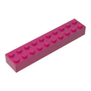 Gobricks 10PCS Bricks Parts 2 x 10 Compatible with 3006 92538 pieces of children's toys Assemble Building Blocks Technical