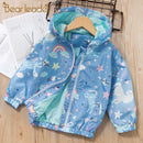 Bear Leader Girls Denim Coats New Brand Spring Kids Jackets Clothes Cartoon Coat Embroidery Children Clothing for 3 8Y
