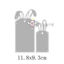 Piggy Craft metal cutting dies cut die mold Easter Bunny Tag Scrapbook paper craft knife mould blade punch stencils dies