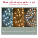 3.9/4.9/6.2 Inch 3000/4000/5000K Ceiling Fan Light Retrofit Kit Ceiling Flush Light Replacement Panel Pendant Light Round Panel