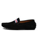 Suede Leather Men Shoes Casual Formal Man Loafers Handmade Moccasins Italian Breathable Slip on Male Boat Shoes Walking Footwear