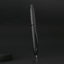 MAJOHN A1 Moonman Press Fish Scale Striped Metal Engraving Ink Fountain Pen Retractable Clip/No Clip Office School Writing Gift