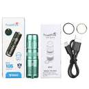 Trustfire MINIE EDC Flashlight with Magnetic LED Rechargeable Mini EDC Keychain Flashlights Outdoor Tool For Camping Hiking