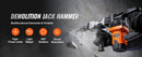 SucceBuy 1400 W Demolition Jack Hammer Electric Jackhammer Heavy Duty 2900 BPM Concrete Breaker 2 pcs Chisels Bits Chipping