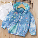 Bear Leader Girls Denim Coats New Brand Spring Kids Jackets Clothes Cartoon Coat Embroidery Children Clothing for 3 8Y