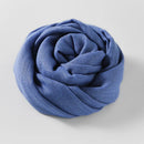Solid Color Cotton Linen Scarf for Women Lady Literature Anti-sunburn Long Tassel Scarves Autumn Soft Gauze Wrap Shawls New