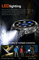 The Trail Sentinel | 2026 Outdoor Smart Watch — HD AMOLED, 10ATM Waterproof, 100+ Sports Modes