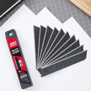 9mm 18mm Utility Knife Replacement Blades,Snap Off Carbon Steel Blades for Cutting Knives, Hobby, Craft Knife, Box Cutter
