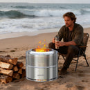 The Ember Vault | 19-Inch Smokeless Stainless Steel Fire Pit