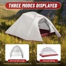 Naturehike Upgraded Cloud Up 3 Person Tent Outdoor Camping Tent Ultralight Waterproof Tent Free Standing Hiking Backpacking Tent