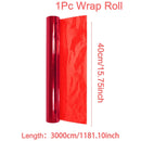 Transparent Colored Cellophane Wrap Roll Cellophane Paper Rolls for Gift Baskets, Treats, DIY Crafts, Christmas Gifts Packaging