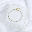 3MM Naturnal Stone Beads Bracelets For Women on Hand Luxury Jewelry Sets  Wholesale Bangle  Party Gift Tourmaline  Handwork