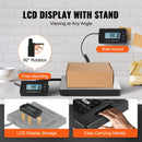 SucceBuy 440lbs Digital Shipping Scale with Timer Tare Function HD LCD Screen Portable Package Postal Scale for Home Post Office