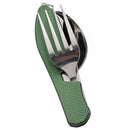Cutlery Set Stainless Steel Cutlery Household Tableware Multifunctional Knife Sports Saucepan Foldable Camping Gear Spoon Bar