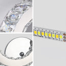 Crystal Wall Lamps, 6000K LED Wall Lamp K9 Crystal 16W LED Wall Sconce for Living Room, Bedroom, Cool White Light