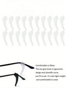 4~40pcs Anti-Slip Silicone Ear Grip Glasses Eyeglasses Leg Ear Hook Stopper Bracket Fastener Accessories Temple Tip Eyewear Holder Glasses Accessories For Women Clear