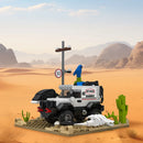 SEMBO Desert Off-Road Racing Scene Assemblage Building Blocks Kits MOC Technical Auto Sports Car Model Bricks Toys Holiday Gifts