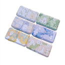 New Empty Watercolor Palette Tin Box Paint Storage Paint Tray Cartoon Rabbit Pattern Aquarela Paint Painting Art Supplies