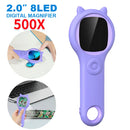 60-120X/500X Digital Handheld Microscope Magnifier 2.0 Inch IPS Screen Microscope Camera 8 LED 2 MP Electronic Coin Magnifier ﻿