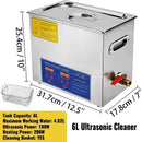 VEVOR Ultrasonic Cleaner Ultrasound Cleaner Portable Ultrasound cleaning Machine Multifunction 1.3L-30L Diswasher Home Appliance