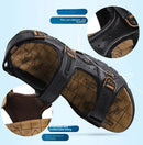 New Fashion Summer Leisure Men Shoes Beach Sandals High Quality Genuine Leather Sandals Soft Large Size Men's Sandals Size 38-48