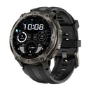 The Tank T4 | Rugged 6-Satellite GPS Smartwatch — 10ATM Diving Certified, Stainless Steel Bezel