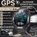 Military Smart Watch T-Rex 3 Bulit-in GPS Compass Altimeter Barometric 10ATM IP69K Waterproof AMOLED Bluetooth Call Smart watch