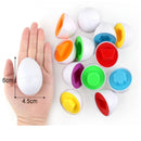 Montessori Educational Toys Smart Egg Shape Matching Easter Eggs Sorting Stacking Toy Games For Baby Kids Development 2 3 4 Year