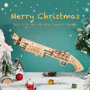 Robotime Rokr Corsac M60 Toy Gun 3D Wooden Puzzle Mechanical Building Model Kit for Children 14 Years Christmas gift