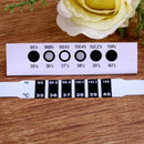 Flexible Reusable Forehead Head Strip Thermometer Water Milk Thermometer Fever Body Baby Child Kid Test Temperature Sticker