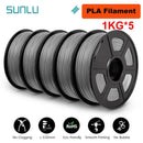 The Stratum Forge | SUNLU 5KG Professional-Grade 3D Printing Filament Bundle