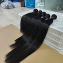 The Loom Ledger | 3-Piece Brazilian Straight Hair Bundle Set with 2x6 Lace Closure