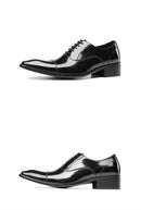 The Milan | Italian Patent Leather Oxford — Hand-Lasted Formal Business Shoe