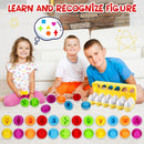 Montessori Educational Toys Smart Egg Shape Matching Easter Eggs Sorting Stacking Toy Games For Baby Kids Development 2 3 4 Year