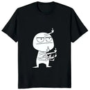 Woman Clothing Middle Finger Funny Frenzy Print Women's T-Shirt Casual Fashion Harajuku Street Cute Trendy Style Comfortable