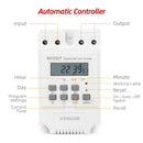 Automatic Electric Bell 220v School or Factory Bell Controller Ring Timer 2/3/4/6 inch Alarm Bell Apartment Call Doorbell