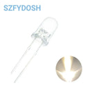 5MM Led white/blue/red/yellow/green/pink/purple light bulbs / 5MM White Colour LED emitting diode F5 White/UV LED