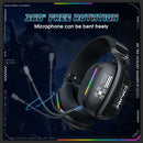 Wireless Gaming Headset: 2.4G/Wired/Bluetooth 3 Modes, Bendable HD Mic, Soft Ear Pads, Immersive Sound for PC/PS4/PS5 – Black