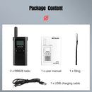Retevis RB628 Walkie Talkie Rechargeable 1500mAh Portable Two-way Radios Large LCD Screen Emergency For Hunting Camping(2 Pcs)