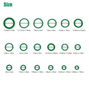 530Pcs O-Type Sealing Rubber Ring Automotive Air-Conditioning Compression Confidential Seal Maintenance Rubber Accessories