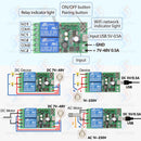 EWelink WiFi Smart Switch,DC 5V 12V 24V 48V 2CH Relay Receiver,Timer Module,Alexa Google Home Voice Control,Switch Modification