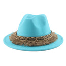 Cowboy Hats Hat Fedora Hat Felted Man Hat Hats for Women Western Cowboy Panama Vintage Casual Luxury Men Hat Sombrero Hombre New