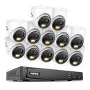 ANNKE 8CH 4K Ultra HD POE Network Video Security System 8MP H.265+ IP Camera Support Two Way Audio human & Vehicle Detection 4MM