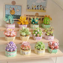 Flower Building Block for Children 6 to 10 Years Bricks Educational Toys Mini Building Toys for Kids Girl 8 Year Old Games Child