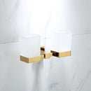 Luxury Golden Bathroom Brass Hardware Towel Rack Paper holder Toilet Brush Holder Towel Holder hook Row hook Activity bar