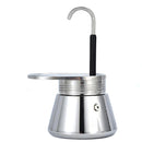 Single/Double Tube Espresso Maker Easy To Operate & Quick Cleanup Pot Italian Coffee Machine Maker 1/2/4 Cups Gift for Man Women