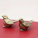 The Jade Sparrow | Handcrafted Brass Tea Pet Figurine