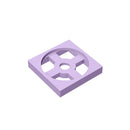 Gobricks GDS-949 Turntable 2 x 2 Plate, Base compatible with 3680  DIY Educational Building Blocks Technical