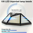 The Solar Sentry | 100-LED Motion-Sensing Solar Flood Light, 3 Modes, IP65